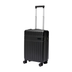 Trolley de cabine de 20'' com rodas giratórias e capacidade de 40L cor preto