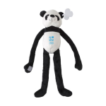 Panda de peluche com velcro nas mãos e etiqueta com logótipo cor multicolor vista principal