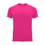 T-shirt técnica de poliéster 100% para homem 135 g/m2 Roly cor fúcsia fluorescente