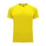 T-shirt técnica de poliéster 100% para crianças 135 g/m2 Roly cor amarelo