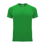 T-shirt técnica de poliéster 100% para crianças 135 g/m2 Roly cor verde maçã