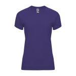 T-shirt técnica de poliéster 100% para mulher 135 g/m2 Roly cor violeta