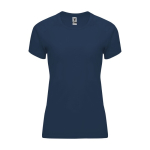 T-shirt técnica de poliéster 100% para mulher 135 g/m2 Roly cor azul-marinho