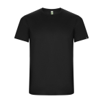 T-shirt técnica 50% de poliéster reciclado para homem 135 g/m2 Roly cor preto