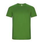 T-shirt técnica 50% de poliéster reciclado para homem 135 g/m2 Roly cor verde maçã