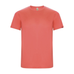 T-shirt técnica 50% de poliéster reciclado para homem 135 g/m2 Roly cor coral