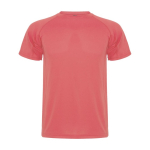 T-shirt técnica de poliéster de ponto piqué para homem 150 g/m2 Roly cor coral