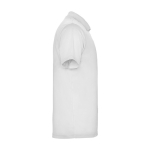 Pólo técnico de poliéster de ponto piqué para homem 150 g/m2 Roly cor branco segunda vista com lateral