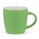 Caneca de cerâmica em várias cores modernas 250 ml cor verde-lima