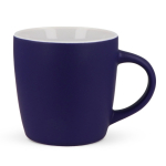 Caneca de cerâmica em várias cores modernas 250 ml cor azul-escuro