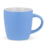 Caneca de cerâmica em várias cores modernas 250 ml cor azul-claro