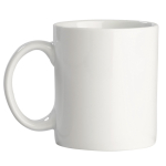 Caneca branca de cerâmica especial para sublimação 300 ml cor branco segunda vista