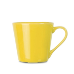 Caneca numa variedade de cores com drenos para lava-louça 200 ml cor amarelo