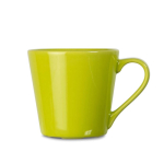 Caneca numa variedade de cores com drenos para lava-louça 200 ml cor verde-lima