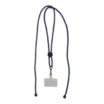 Lanyard para segurar o telemóvel com cordão ajustável em várias cores cor azul-escuro