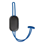 Lâmpada com cordão de silicone colorida para o braço ou mala cor azul terceira vista