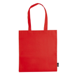 Saco non-woven em várias cores com alças longas 75 g/m2 cor vermelho segunda vista