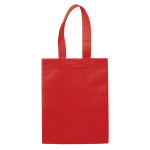 Saco pequena deTNT laminado mate com alças a condizer 105 g/m2 cor vermelho segunda vista