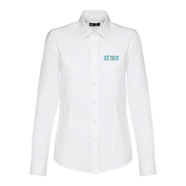 Camisa de corte feminino para personalização cor branco primeira vista