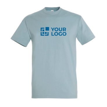 T-shirt básica para estampar com o logotipo vista principal