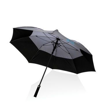 Guarda-chuva anti-tempestade de duas cores cor cinzento-escuro