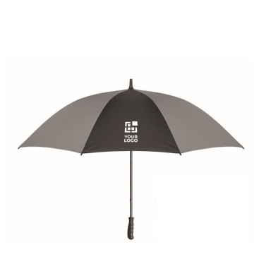 Guarda-chuva de pongee refletivo com abertura manual e cabo reto 30''