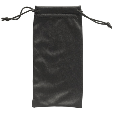 Bolsa para óculos de cor preta feita de microfibra