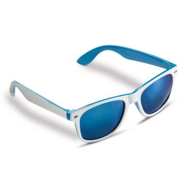 Óculos de sol bicolores com aros coloridos com proteção UV400