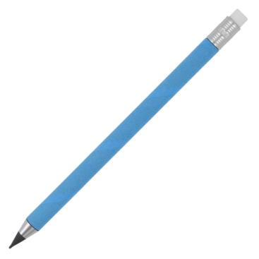 Lápis feito de papel colorido sem tinta e com borracha