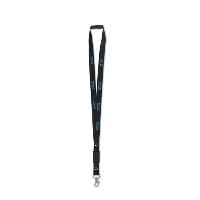 Lanyard USB personalizado com pen USB incorporada Lanyard USB cor violeta