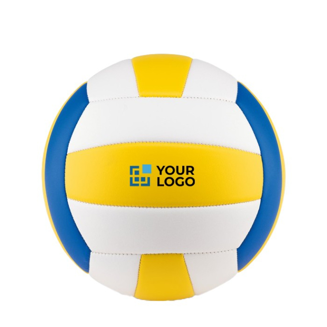 Bola de voleibol de praia personalizado com logo Voleibol Match cor multicolor vista principal