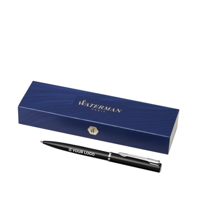 Caneta clássica de qualidade tinta azul Waterman Graduate Allure vista principal