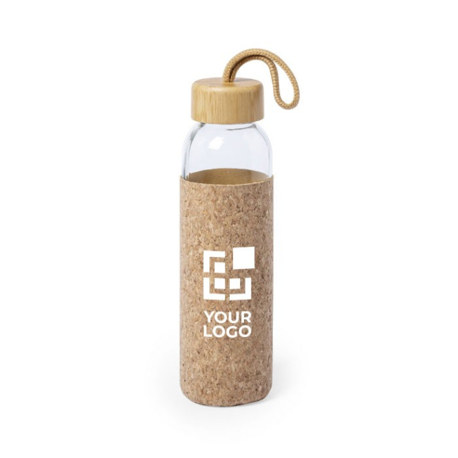 Garrafas de vidro com manga de cortiça e pega 500ml Crystal Cork vista principal