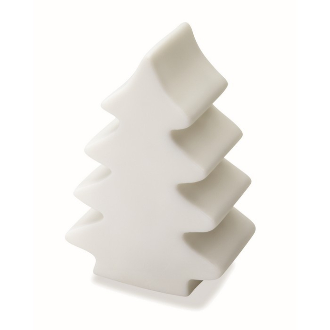 Árvore de plástico com luzes coloridas para decoração Luminosa Tree cor branco terceira vista principal