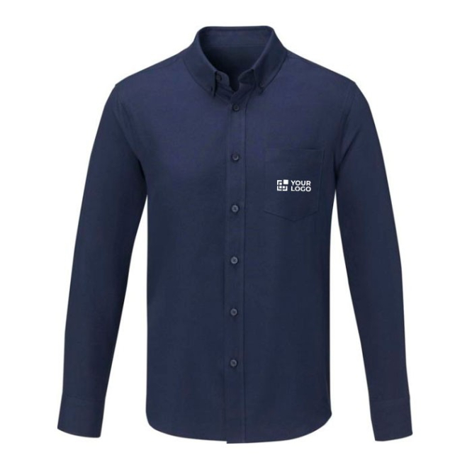 Camisa Oxford algodão e poliester 130 g/m2 Elevate Essentials vista principal