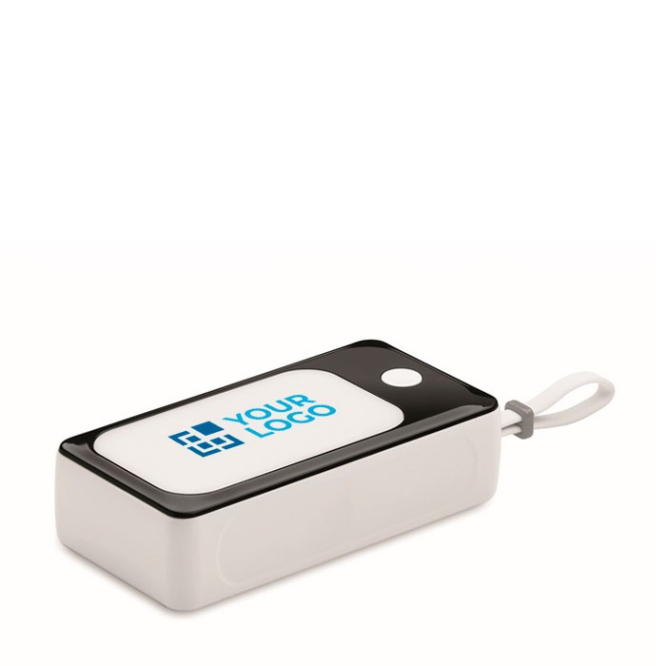 Powerbank com pulseira e cabo USB com ficha tipo C 10.000 mAh vista principal